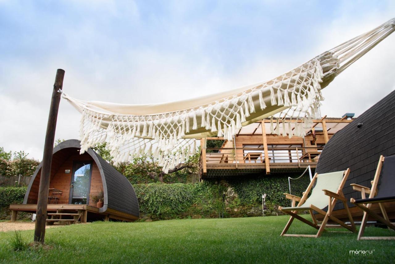 Hotel Glamping Hills Santa Comba de Rossas Esterno foto